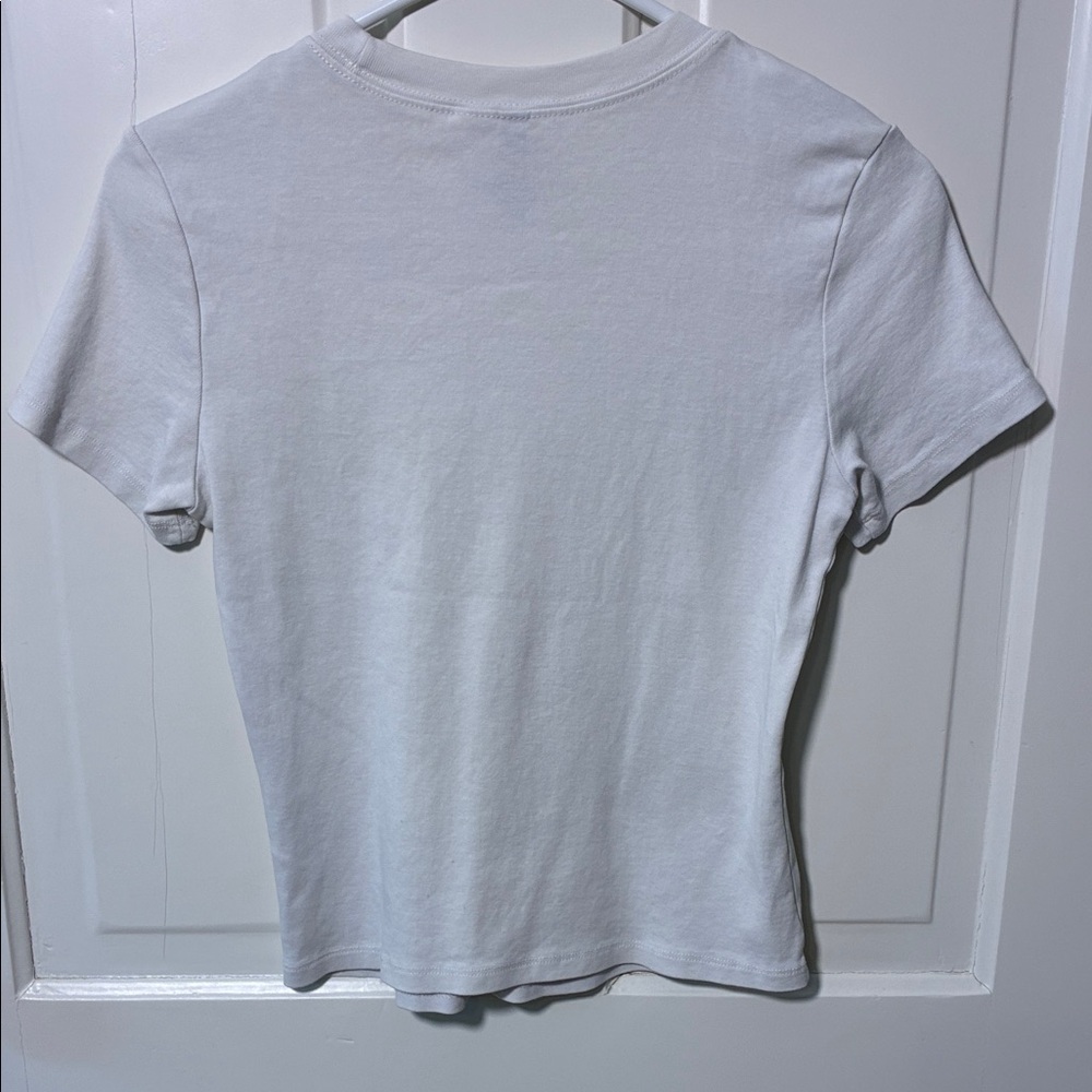 H&M White Graphic Heart T-Shirt - Picture 3 of 3